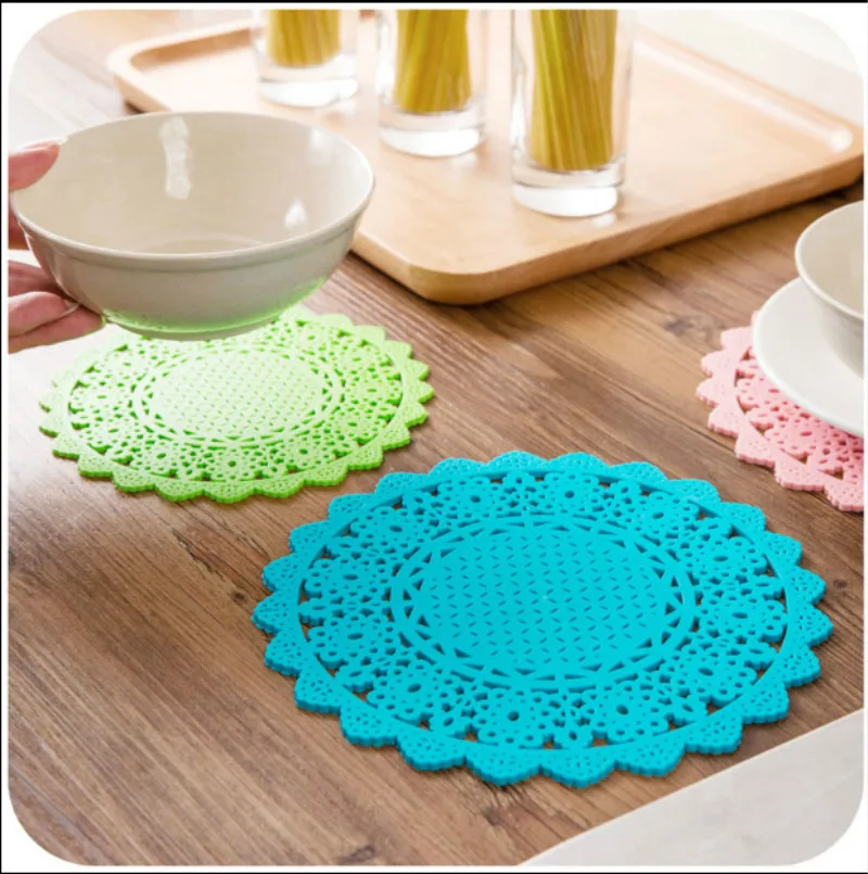 5 قطعة/الوحدة الإبداعية lacework سيليكون الجدول الحصير المنزل ديكور للطاولات تحديد الموقع أدوات المائدة الوقايات 5 قطعة/الوحدة الإبداعية lacework سيليكون الجدول الحصير المنزل ديكور للطاولات تحديد الموقع أدوات المائدة الوقايات