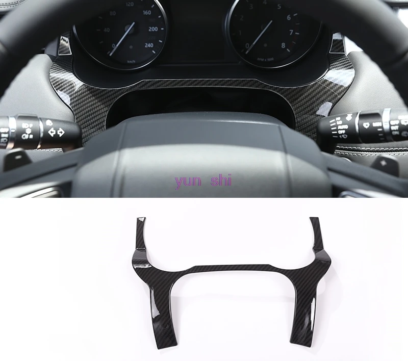 Car Dashboard Dash Board Frame Decoration Covers Resemble Carbon Fiber Car-styling For 2012-17 Range Rover Evoque Accessories
