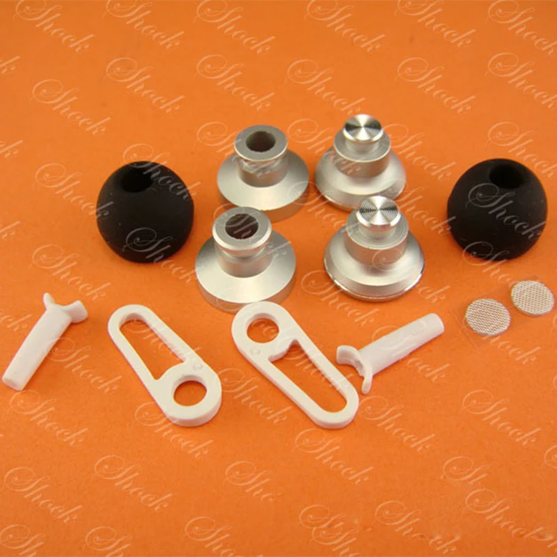 2 pair 10mm metal bass headphone shell for diy earphone headset