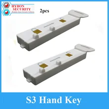 2Pcs/Lot S3 Handkey Eas Magnaetic Display Hook Detacher s3 Key for Security Stop Lock Spider Wrap Hanger Sensor Detacher