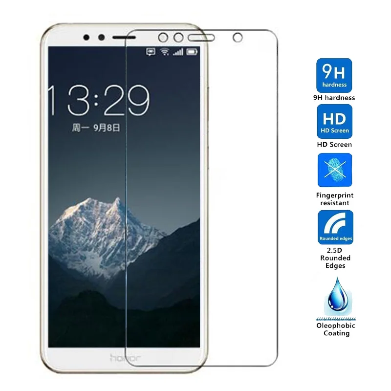 9H 2.5D Protective Explosion-proof Screen Protector For Huawei Honor 7C Glass Film 7A Tempered | Мобильные телефоны и