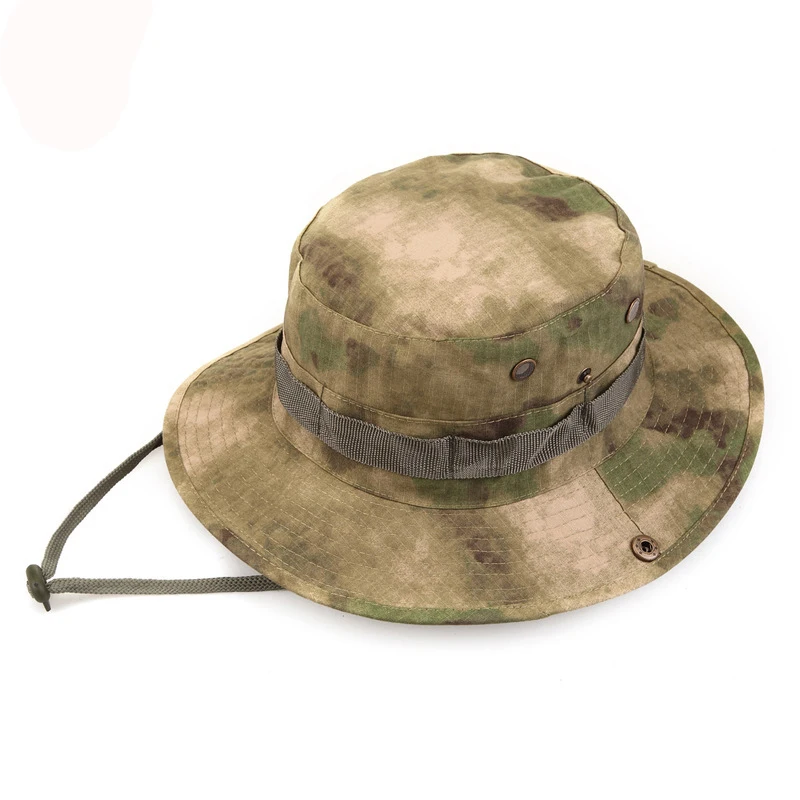 

Camouflage Bucket Hat Military Tactical Cap Outdoor Sport Climbing Fishing Sun Visor Cap Fishermen Gorras SWAT Hunting Cap
