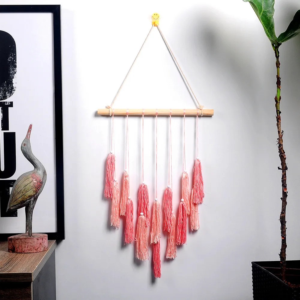 

New Bohemian Handmade Macrame Wall Hanging Tapestries Woven Wall Art Macrame Tapestry Boho Wall Decor Home Decoration Tapisserie