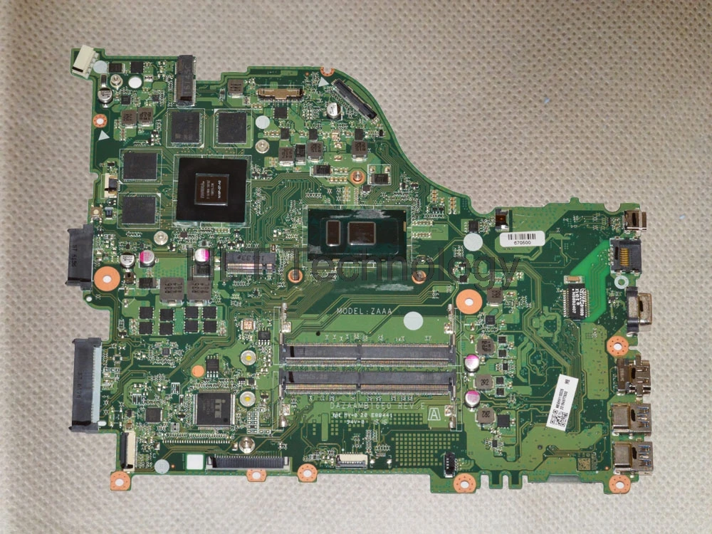 HOLYTIME Laptop motherboard For font b acer b font aspire E5 575G DAZAAMB16E0 N9GFXWW001 N9GFXWW0016 SR2EZ