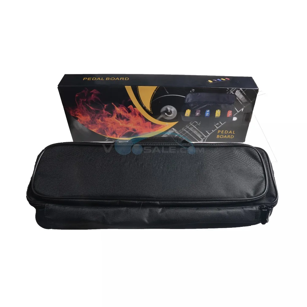 AZOR AB-101 Guitar Effect Pedal Board Aluminum Alloy With Durable Bag Guitar Portable Pedalboard Effect Pedal Accessories