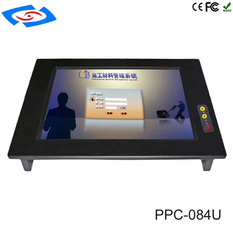 

Factory Wholesale 8.4" Touch Screen Industrial Panel PC With Intel Core I5-3317U 3xUSB3.0 Optional I7-3517U All In One PC
