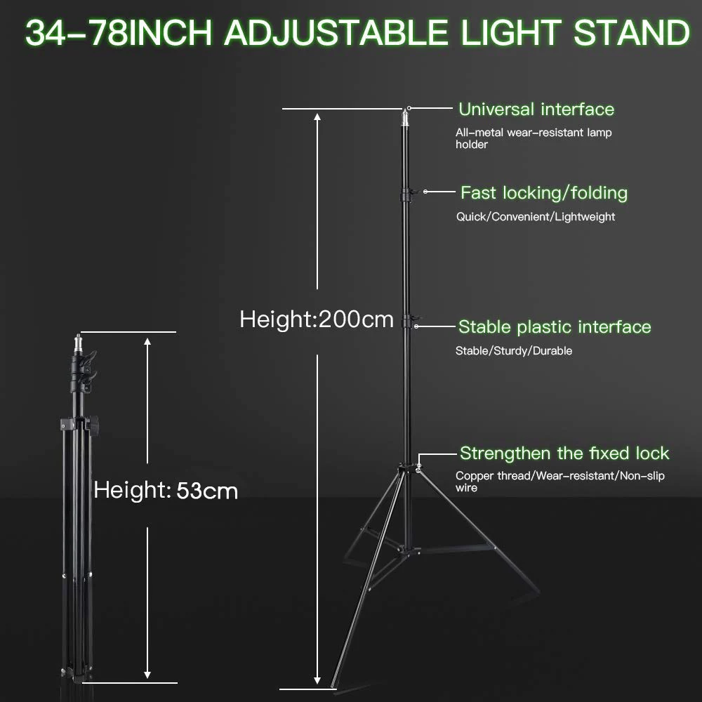  spash TL-240S LED Video Light 2 in 1 Kit Photography Lighting led Panel Lamp Camera Light with Trip - 32846556300