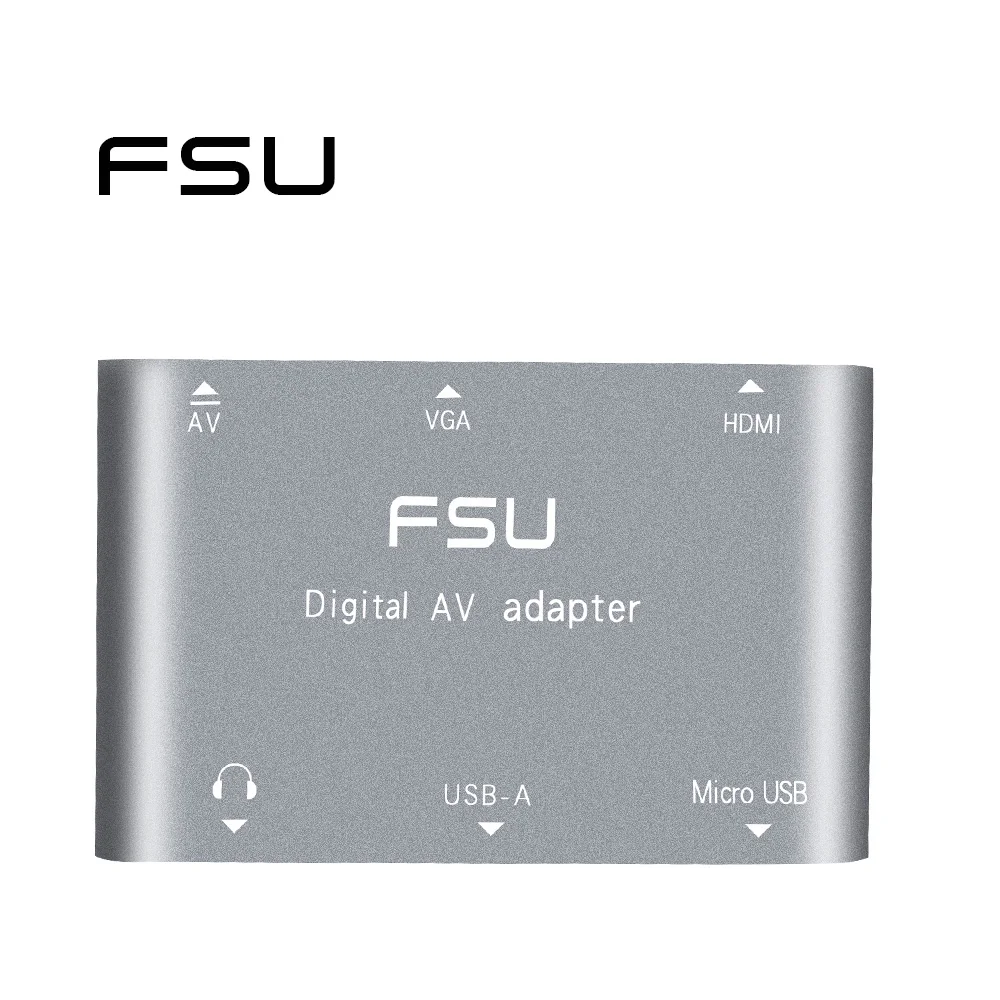 

1080p Micro USB to HDMI Converter USB to VGA adapter with 3.5mm audio jack micro usb Charging power for iphone Mobile phone TV