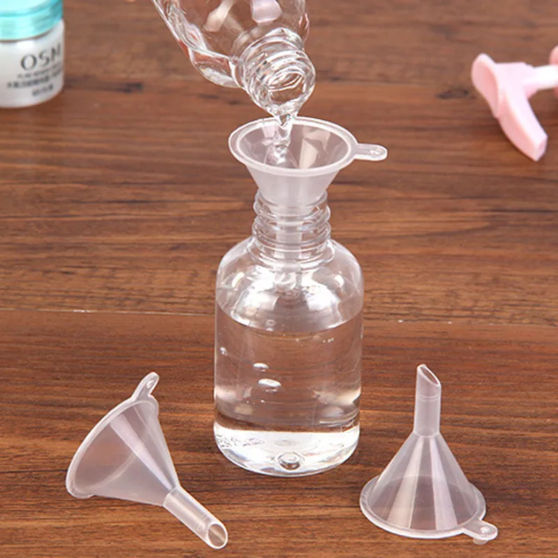 5000pcs Plastic Funnel Mini Clear Hopper Separating Funnel For Diy