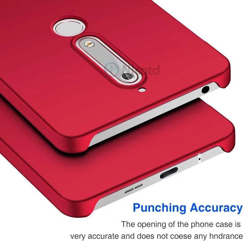 Luxury hard Plastic Matte Case phone case For Nokia 6.1 For Nokia 3.1 5.1 7.1 8 Hard Coque Back Cover Slim Fashion Phone Cases