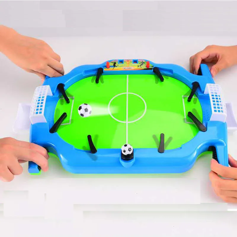 Soccer Table Football Game Foosball Toys mini Board Training Ejection Double Fight Novelty Power Shot Skill Indoor Sport 37*24CM