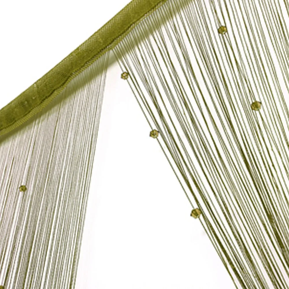 

String Curtain Beads Panel Spangle Fringe Room Door Window Panel Blind Divider