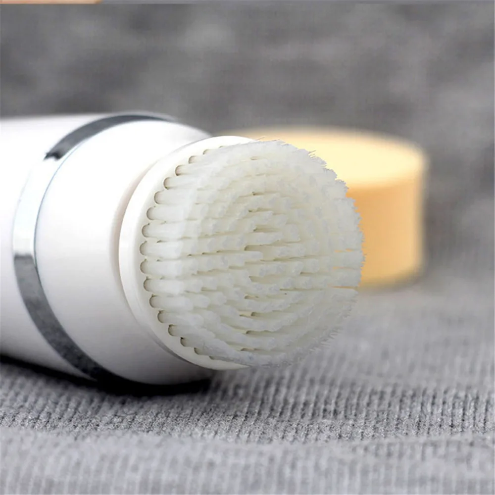 USB перезаряжаемая многофункциональная электрическая щетка для очищения лица спа мини-Массажная щетка для ухода за кожей