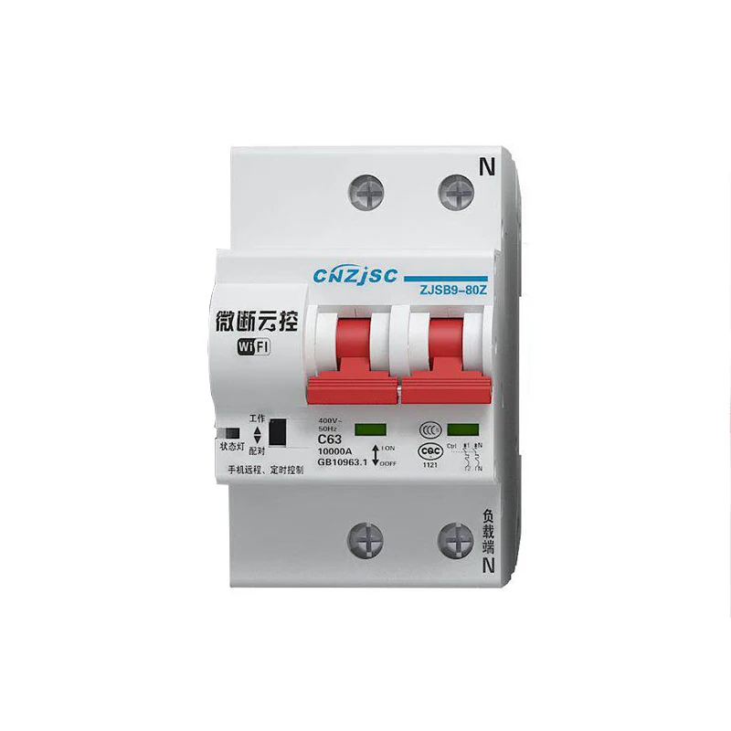 

1 pieces WIFI Control Smart 2P DC1000V MCB Circuit Breaker Open,Residual Current Circuit Breaker Earth Leakage Protection,