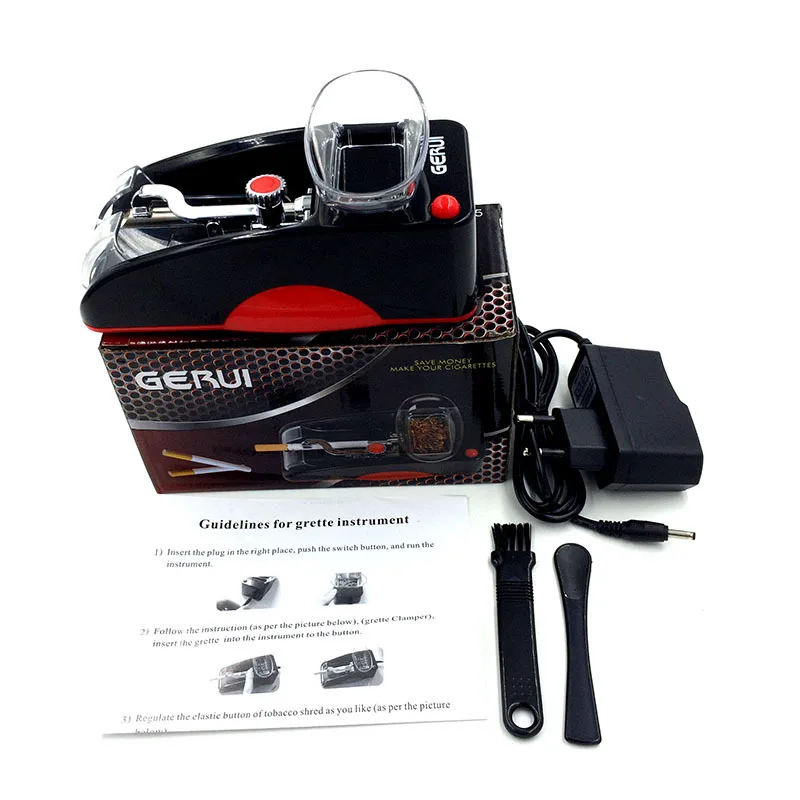  Pro Electrical Tobacco Cigarette Rolling Roller Automatic Injector Maker Machine Tobacco Grinder Au