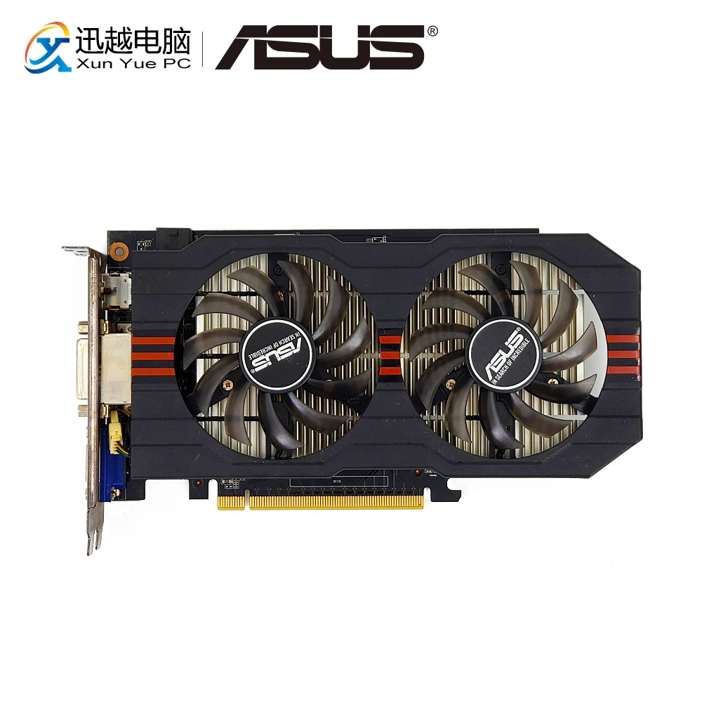 

ASUS GTX 750Ti-OC-2GD5 GDDR5 Original Graphics Cards 128 Bit GTX750 Ti Video Card VGA DVI HDMI For Nvidia Geforce GTX 750 Ti