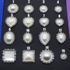 Hot Sale 10pcs no scratch White Pearl Rhinestone Button Flatback Invitation decoration Flower Center Craft Supplies For Optional 1