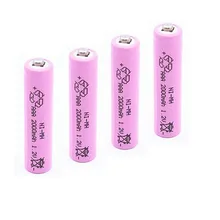 4 шт розовые 2000mAh Ni-MH батареи 1,2 V перезаряжаемые AAA батареи экологически чистые подходят для большинства электронных продуктов