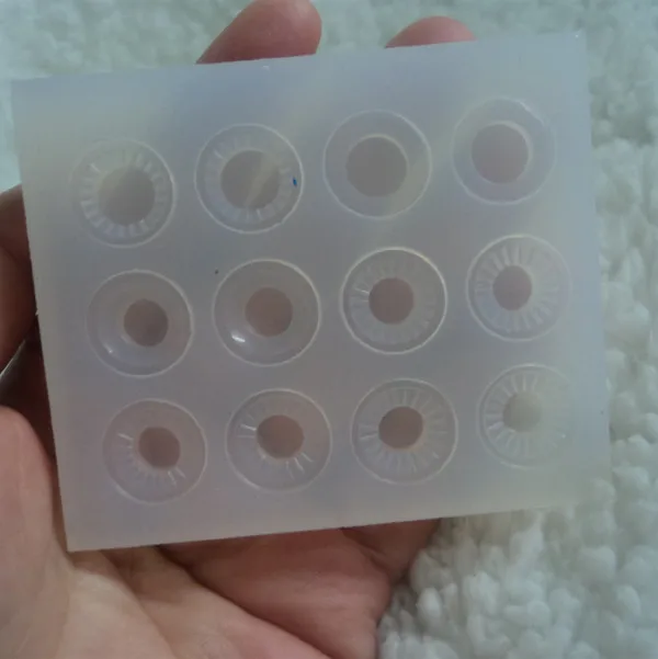 doll eye mold resin 14mm