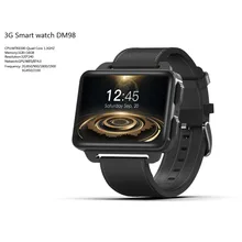 Новое поступление smartwatch DM99 ОС Android 5,1 3g сети 1 GB+ 16 GB собран в gps WI-FI BT4.0 1.3MP камеры 2,2 дюйма ips экран против DM98