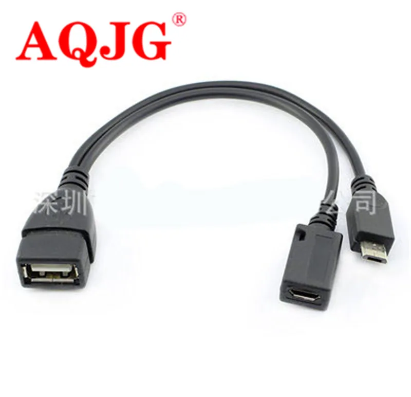 Микро usb хост кабель OTG Шнур адаптер с USB зарядное устройство линия для Samsung S3 S4 Note 2