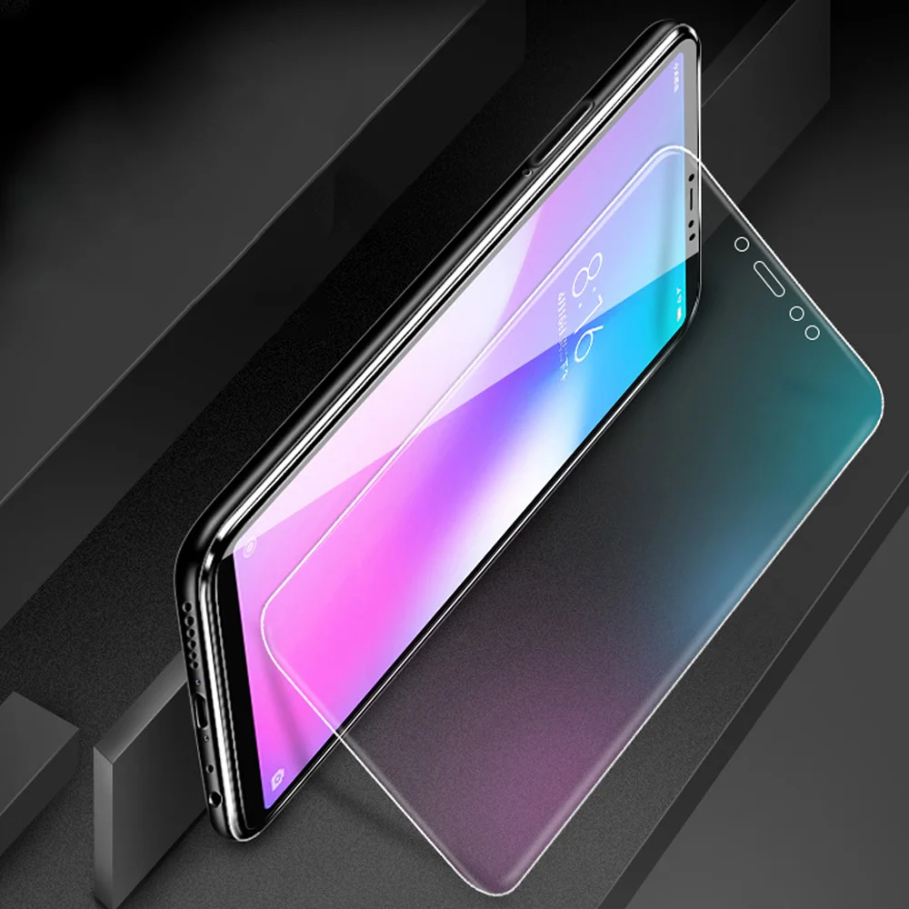 9D изогнутое закаленное стекло для защиты экрана Xiaomi Mi Redmi Note 5 6A 6 Pro Анти синее