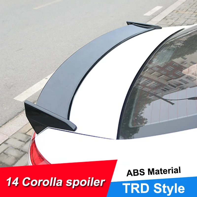 JNCFORURC Задняя Крышка багажника автомобильный спойлер крылья для Toyota Corolla Sedan 4D 2014 15