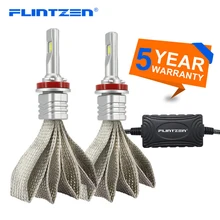 Flintzen 2 шт. 40 Вт H1 H4 H11 9005 9006 9012 H7 светодиодный Автомобильные фары Медь плетение HID оригинальные лампочки Замена светодиодный фары автомобиля