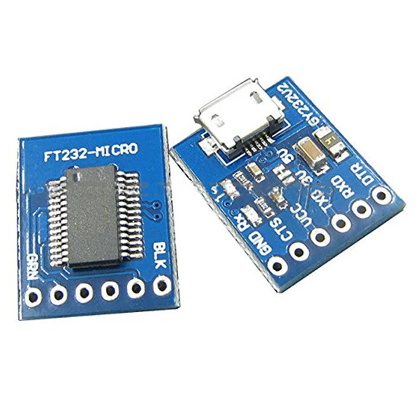 

GY232V2 MICRO-FT232RL USB To TTL Serial Breakout Blue