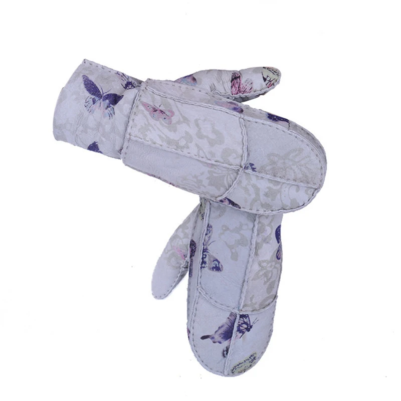 Женские зимние перчатки из натуральной овечьей кожи с защитой от ветра|gloves for