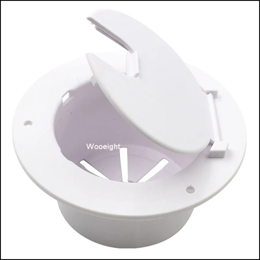 Wooeight Plastic PP RV Wire Lock Box Round Wire Compartment Cover Junction Box For Boat Marine Port Camping Trailer protection (6)