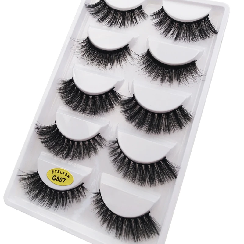 Mink False Eyelashes 3D Thick Natural Volume Lashes