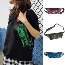 Женские камуфляжные поясные сумки унисекс, уличные Мини спортивные сумки, водонепроницаемые, для бега, для скалолазания, устойчивые к переду, нагрудная посылка# T2