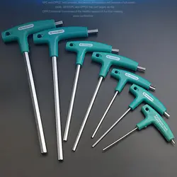 Ключ Длинная рука Звезда Torx Аллен шестигранный ключ гаечный ключ шестигранной T Тип ключи ремонт велосипедов Инструменты