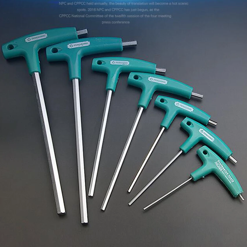 

Wrench Long Arm Star Torx Allen Hex Key Wrench Spanner Hexagon T Type Wrenches Bicycle Repair Tools