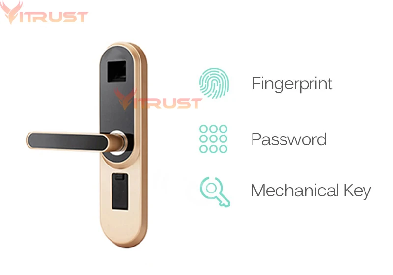 Biometric Fingerprint Door Lock electric Digital Door Lock Security door Smart Gate Locks Touch Screen Password Home OFFICE