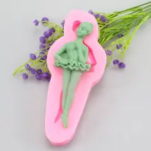 Luyou 1 шт. балетная танцовщица силиконовая форма для мыла