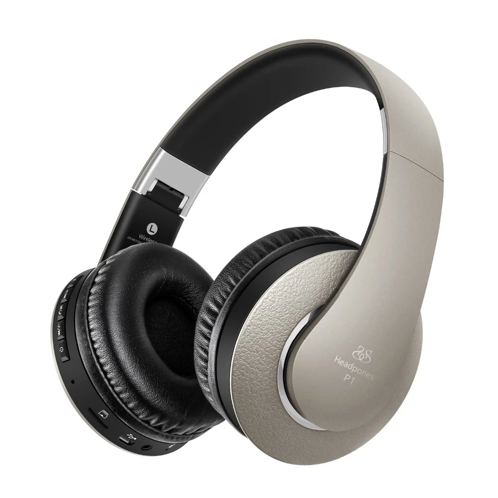 P1 Bluetooth Headphone Wireless Stereo Headset Hea...