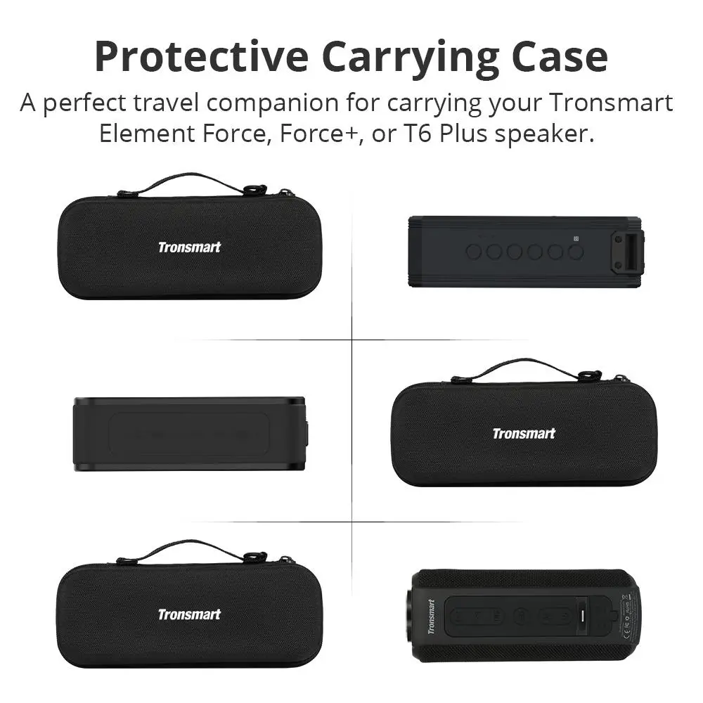 Чехол Tronsmart Force для переноски Bluetooth аксессуары динамиков Element + и T6 Plus беспроводной