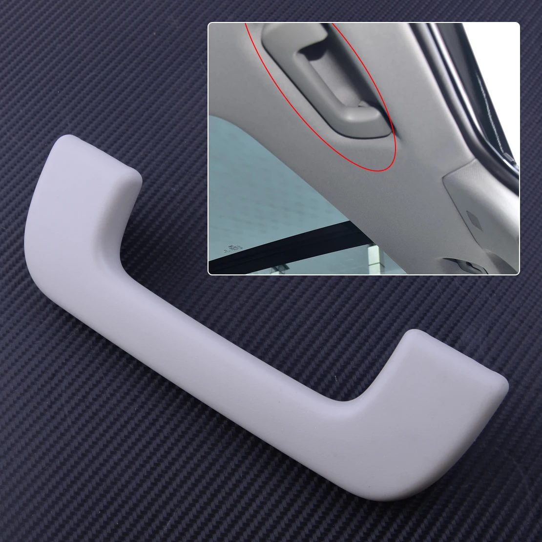 

CITALL Interior Grey Car Front Roof Grab Grip Handle 8R0857607HEP5 Fit for Audi A4 S4 QUATTRO A5 S5 Q5 2010 2011 2012 2013 2014