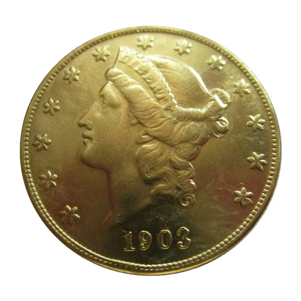 Дата 1900 1900-S 1901 1901-S 1902 1902-S 1903 1903-S США золотые в виде(девиз на обратной стороне)$20 золото копия монет