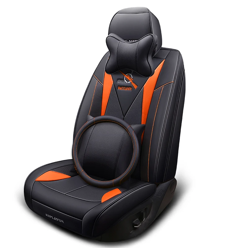 

9D Full-Enclosed Car Seat Cover Cushions Leather Car Seat Protector For Audi A1 A3 A4 A6 A7 B8 B7 B6 B5 C6 C7 A8 A8L Q3 Q5 Q7