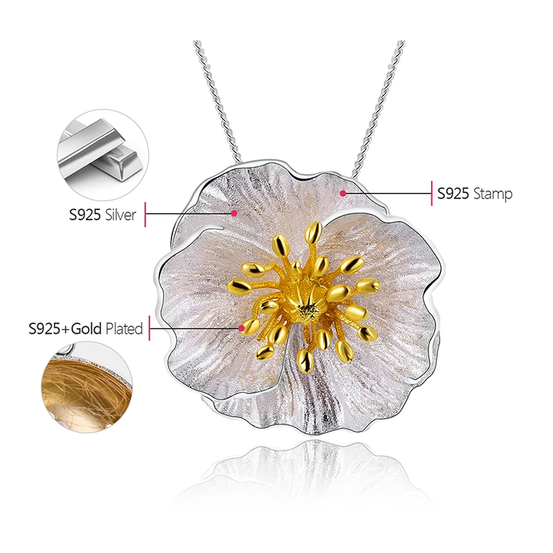 Sterling silver pendant for women without necklace pendant necklace,silver pendant