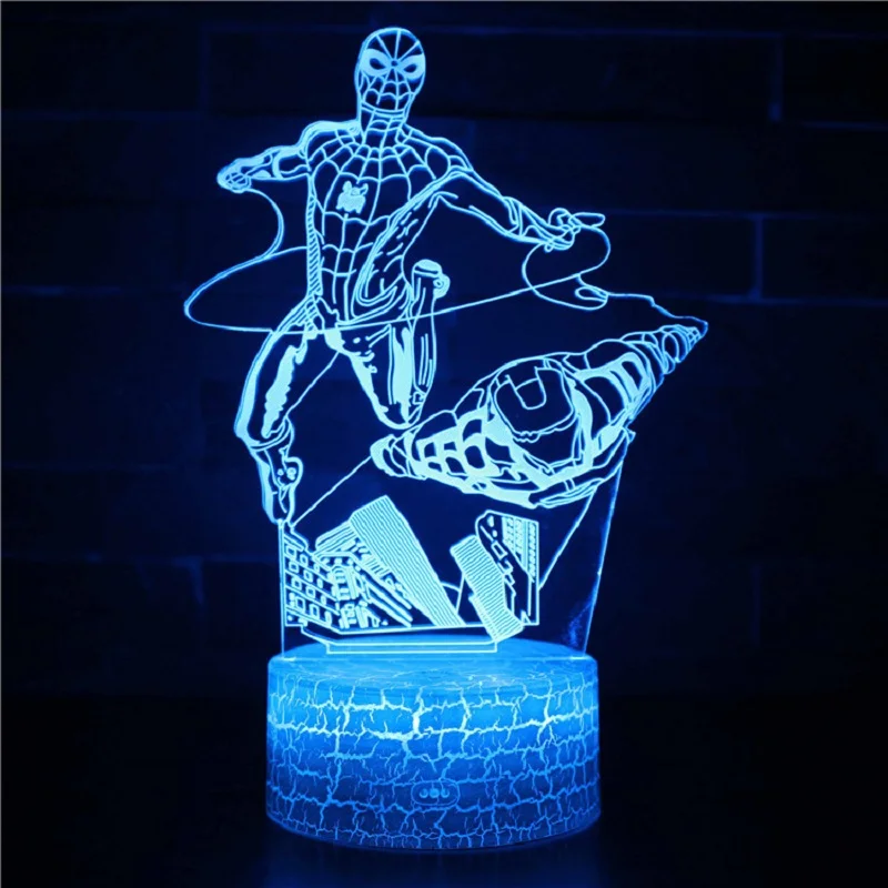 

3d Desk Lamp Remote Control Creative USB Plug In 3d Led Colorful Night Light Acrylique Usb Table Lamps For Living Room