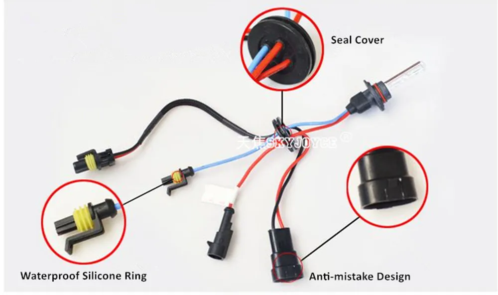 2pcs 24V Truck Boat DAF FH FM headlight 55W 24V H7 hid xenon bulb for H1 H3 24V hid xenon kit 3000K-10000K 24V kit xenon lamp (18)
