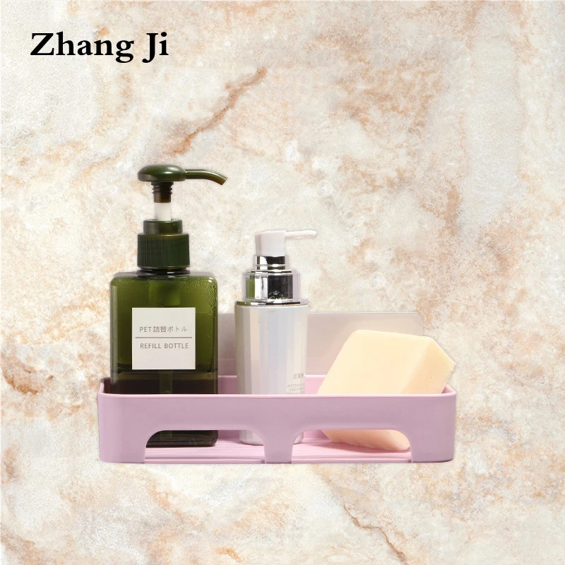 ZhangJi кухонные инструменты аксессуары для ванной комнаты мыльница на присоске держатель корзина для хранения мыльница подставка
