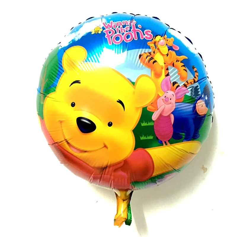 

Cartoon Winnie the Pooh Tiger Pink Pig Foil Balloons Cute Animal Birthday Party wedding Decoration Child helium inflatable toys