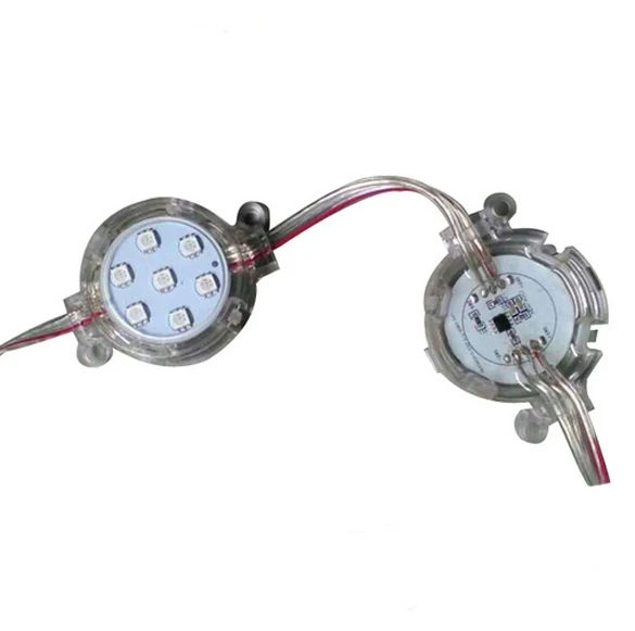 DMX512 RGB светодиодный модуль водонепроницаемый DC24V цифровой полноцветный