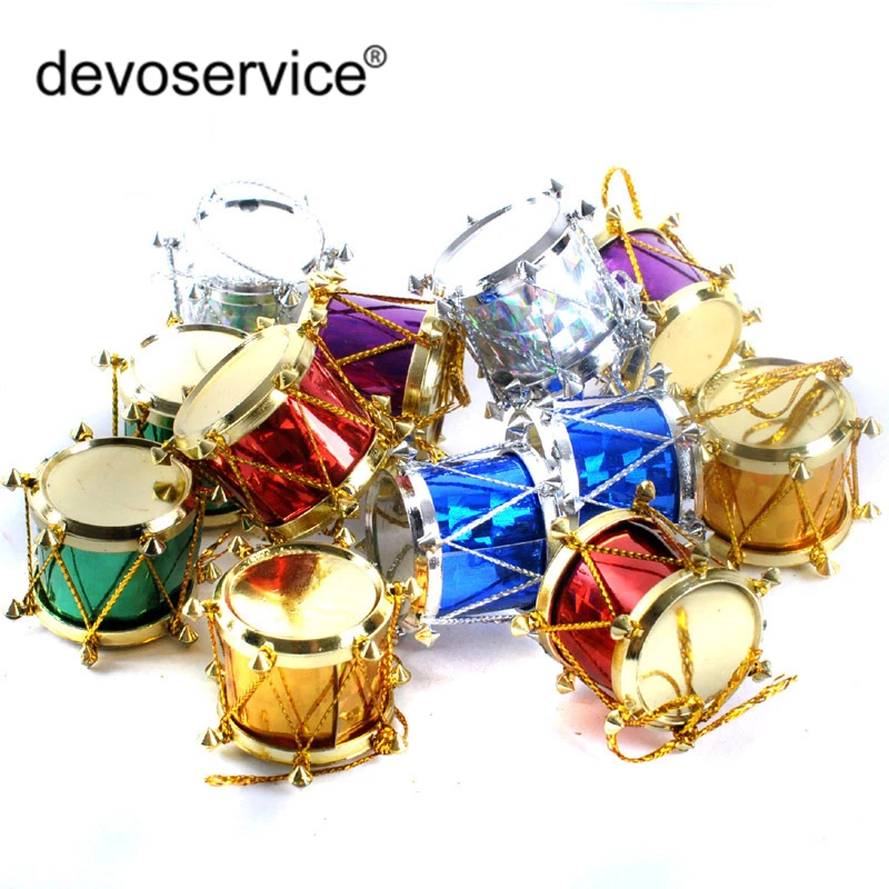 

New Cute Christmas Drum Ornament Christmas Tree Decoration Pendant Christmas Decoration For Home Decor Xmas New Year Ornament