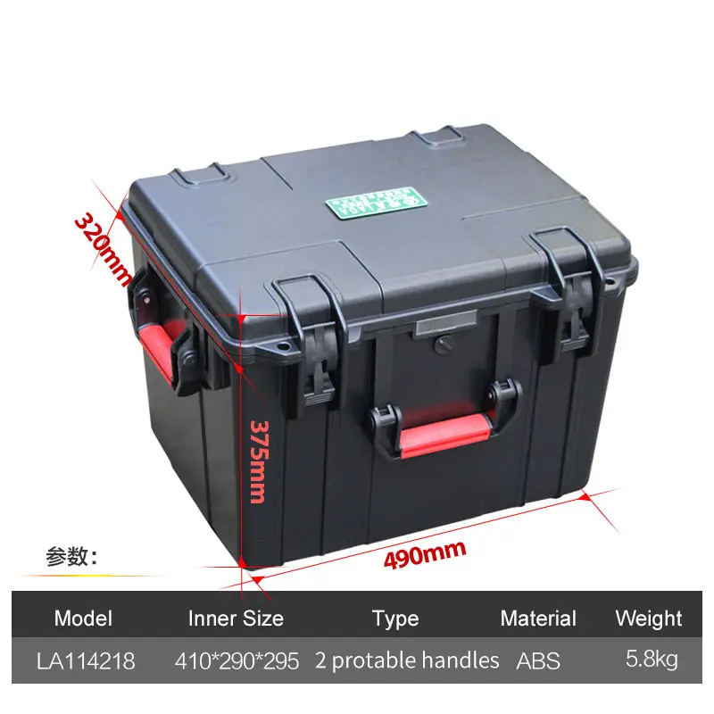 LAOA защитный ящик IP67 водонепроницаемый ящик для инструментов чехол для хранения инструментов с губкой - Цвет: LA114218
